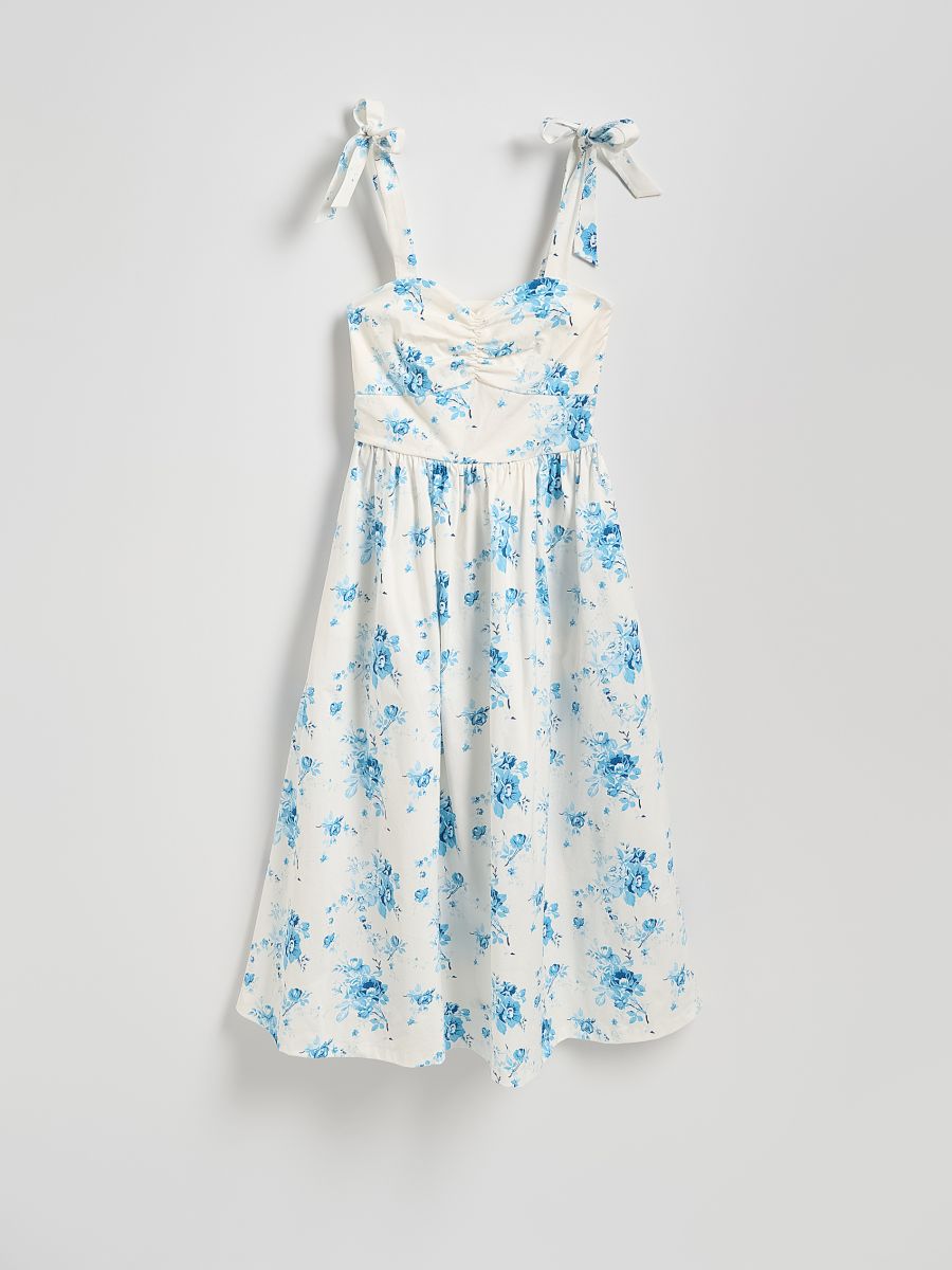 Midikleid mit Bindung - bunt - RESERVED - 5