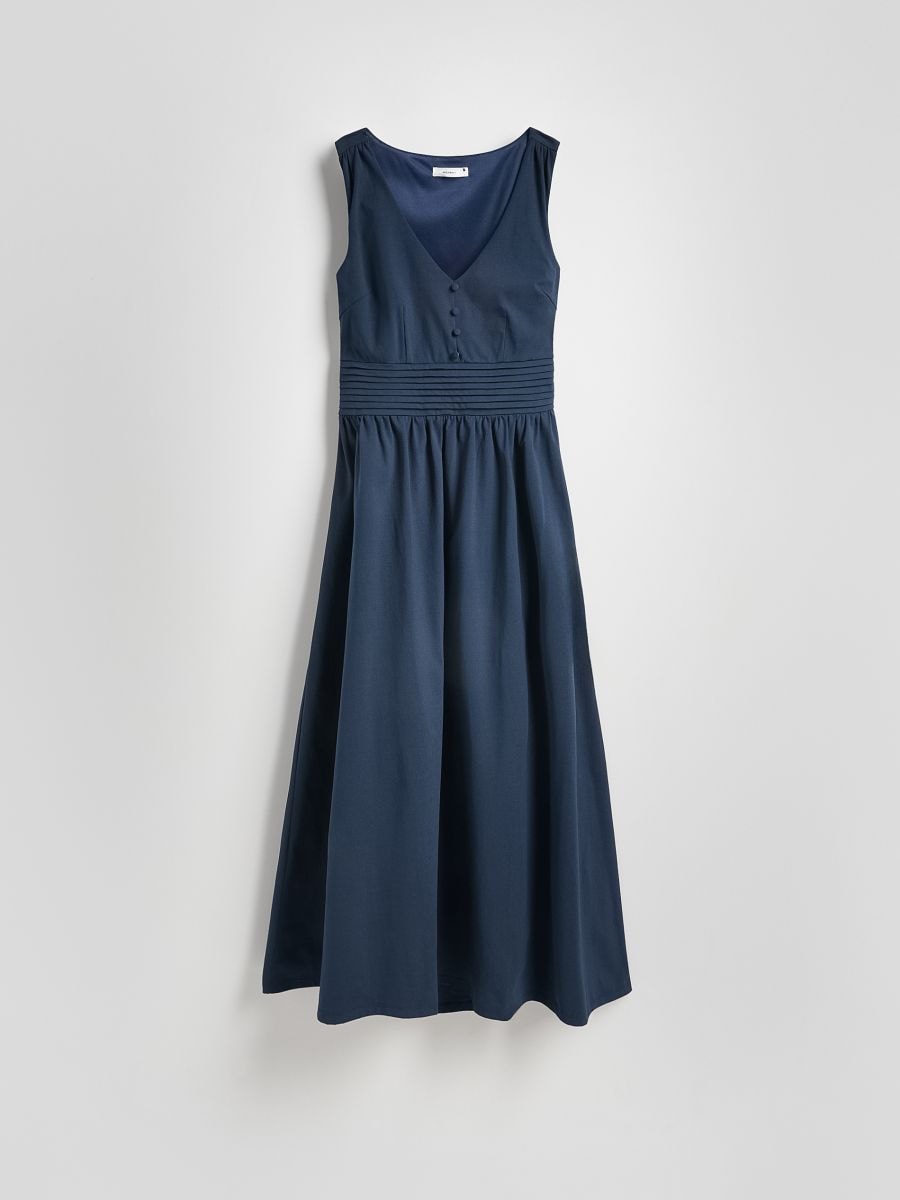LADIES` DRESS - tmavomodrá - RESERVED