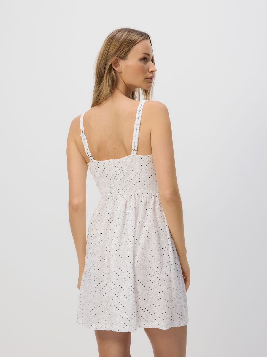 Mini-robe à motif - crème - RESERVED - 4