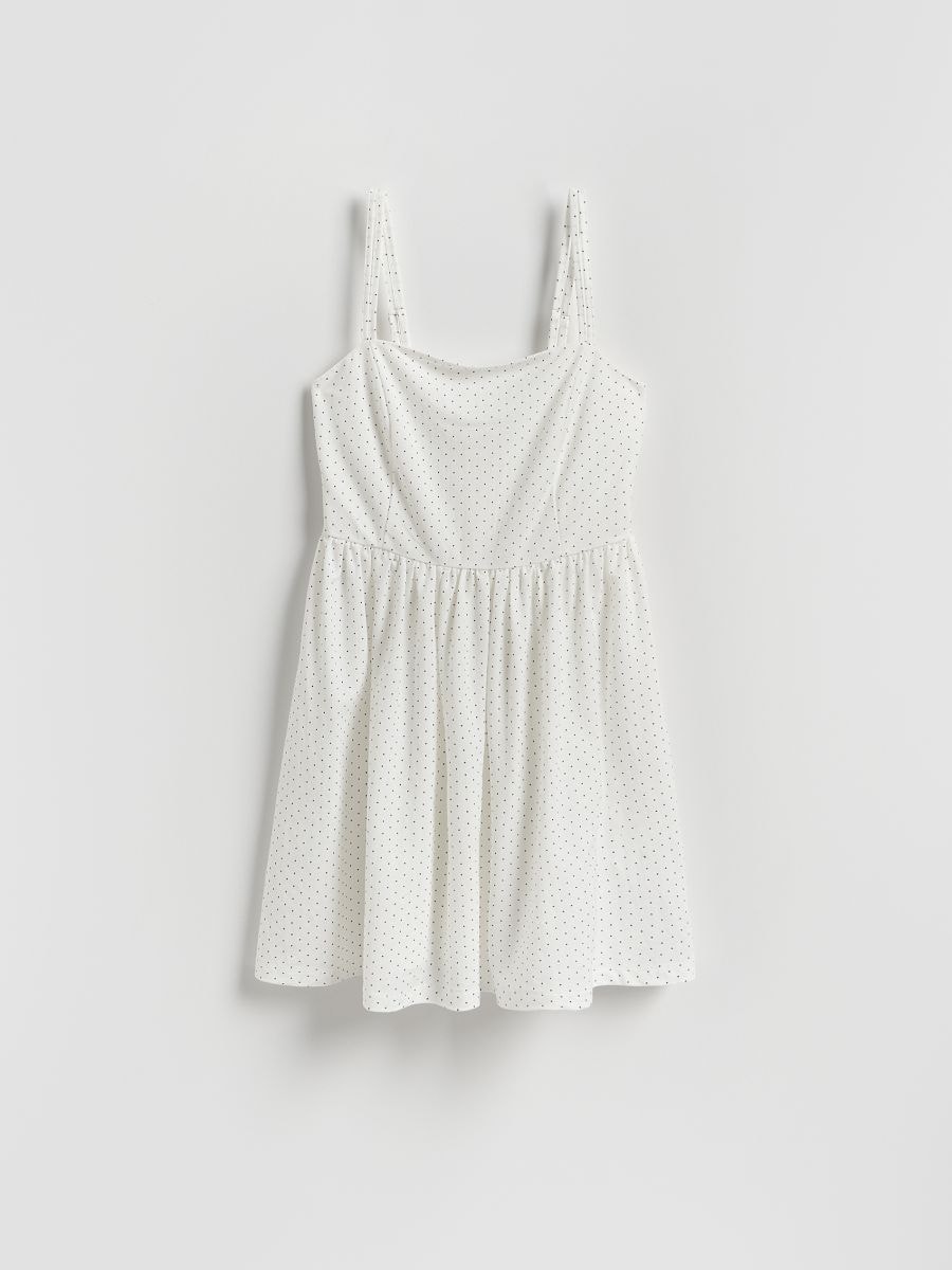 Mini-robe à motif - crème - RESERVED - 5