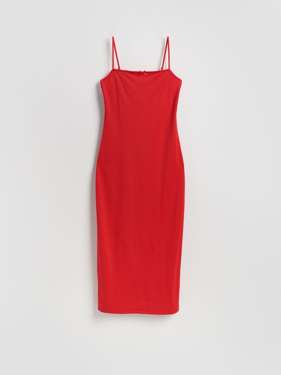 LADIES` DRESS - ΚΟΚΚΙΝΟ - RESERVED