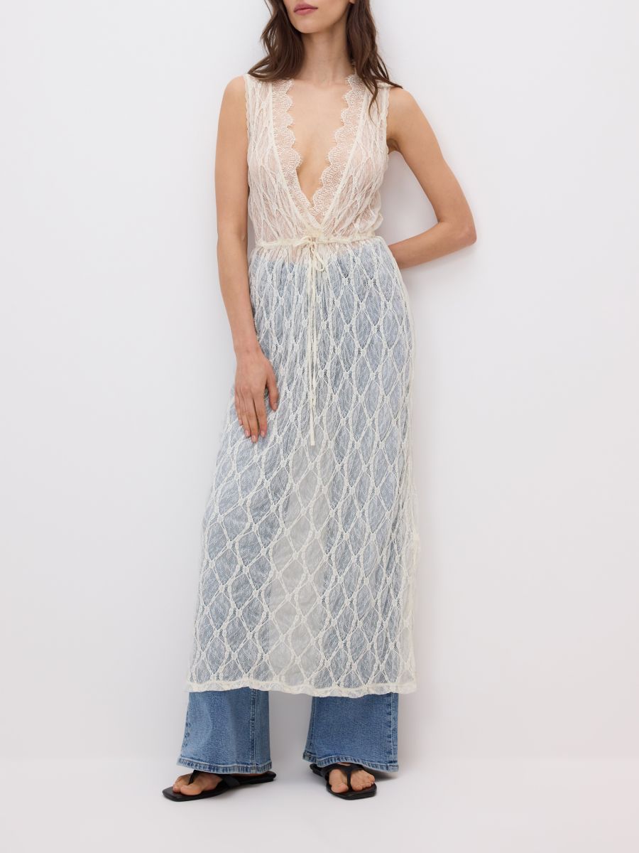 LADIES` DRESS - nude - RESERVED - 3
