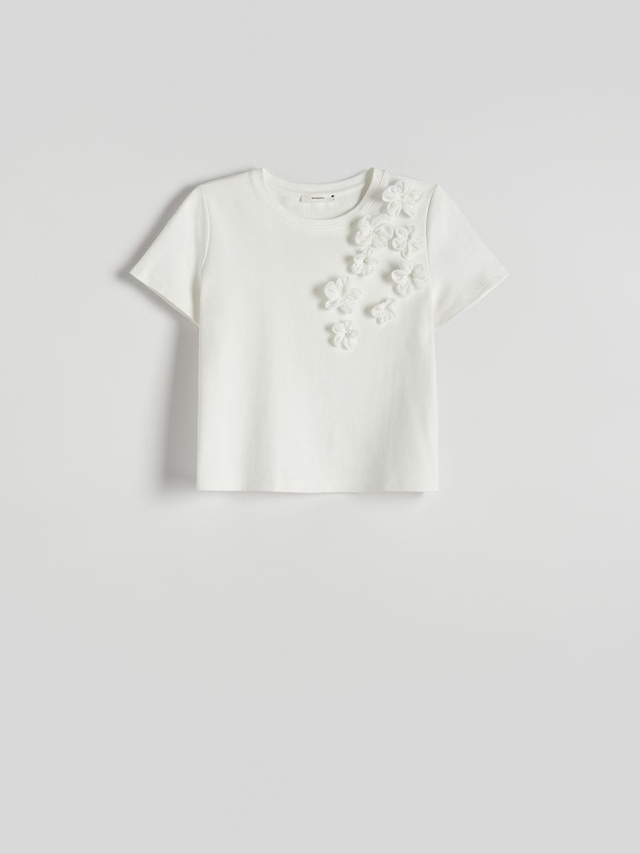 LADIES` BLOUSE - krem - RESERVED - 4