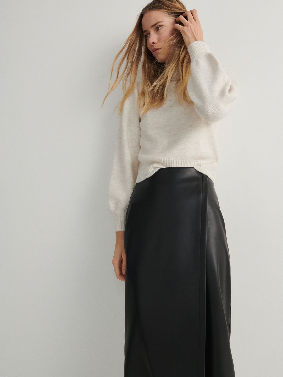 Jumper with rhinestone detailing - nude - RESERVED - 2