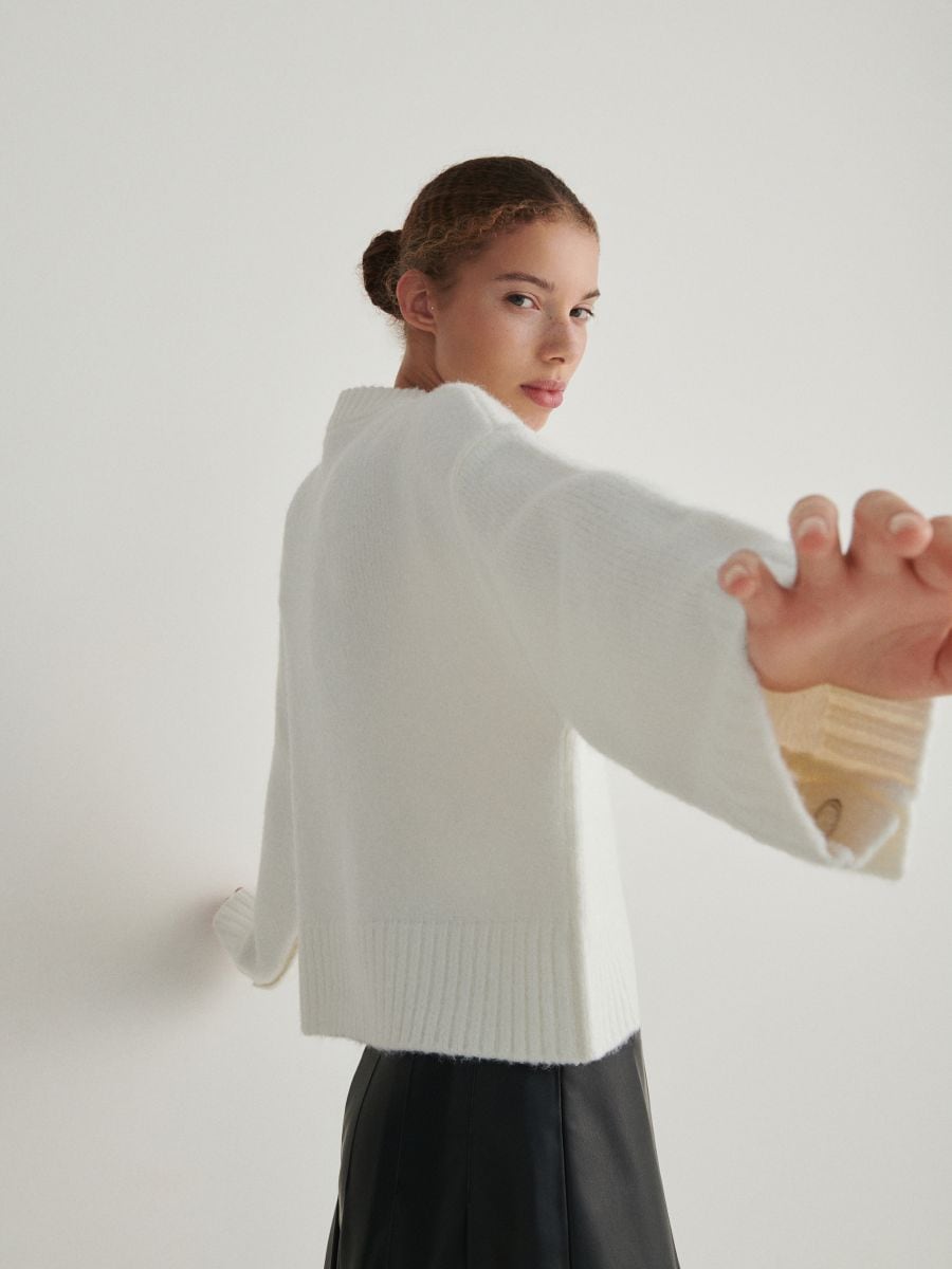 Oversized jumper - nude - RESERVED - 3