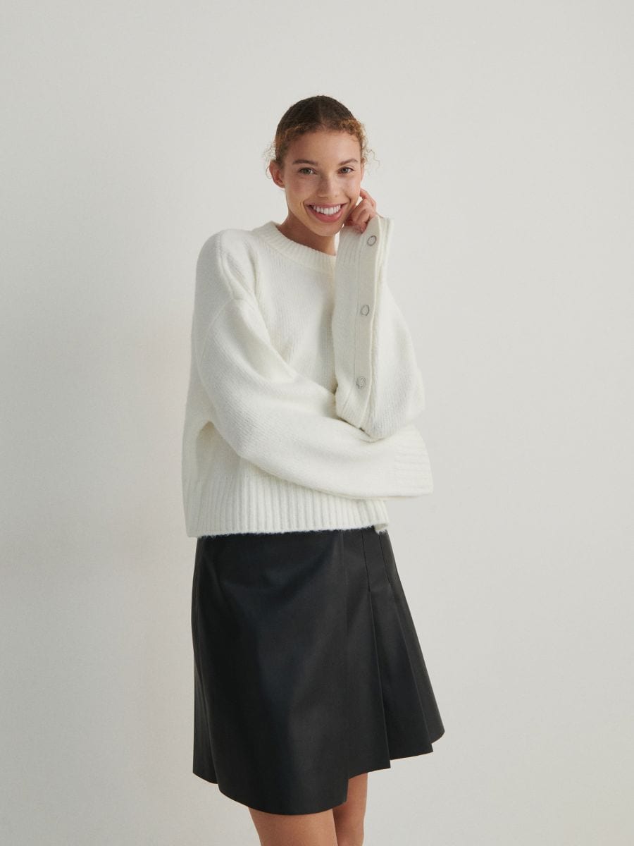 Oversized jumper - nude - RESERVED - 4
