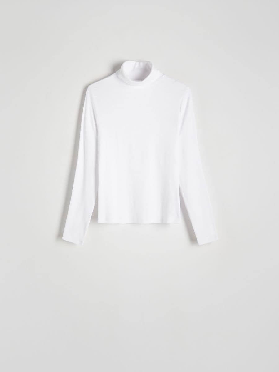 Turtleneck top - white - RESERVED - 3