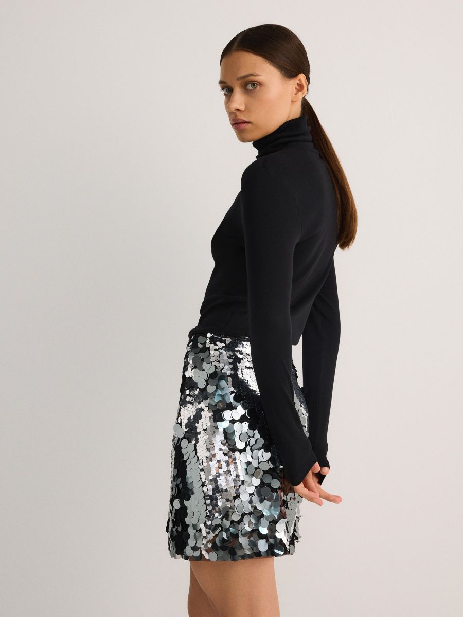 Turtleneck top - black - RESERVED - 2
