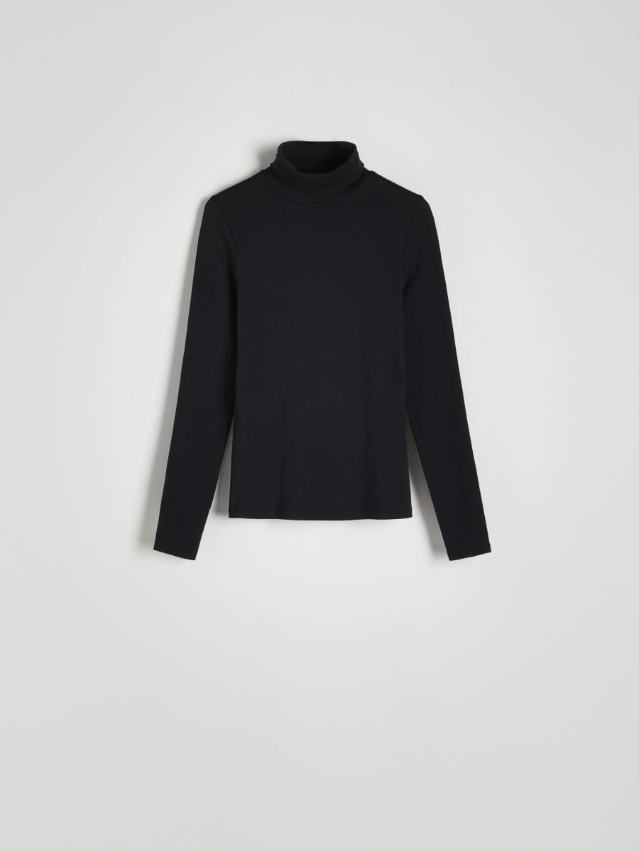 Turtleneck top - black - RESERVED - 4