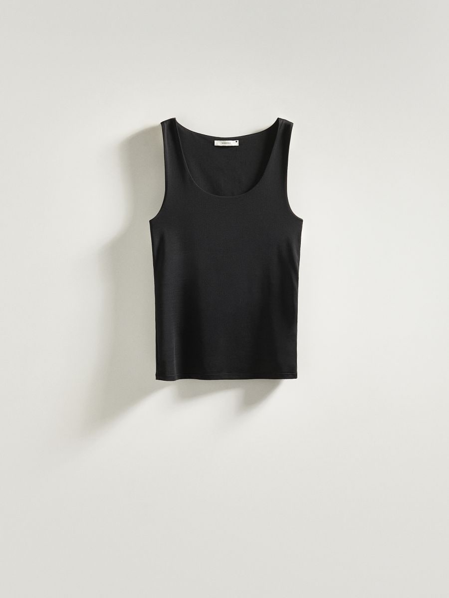 Plain top - black - RESERVED - 3