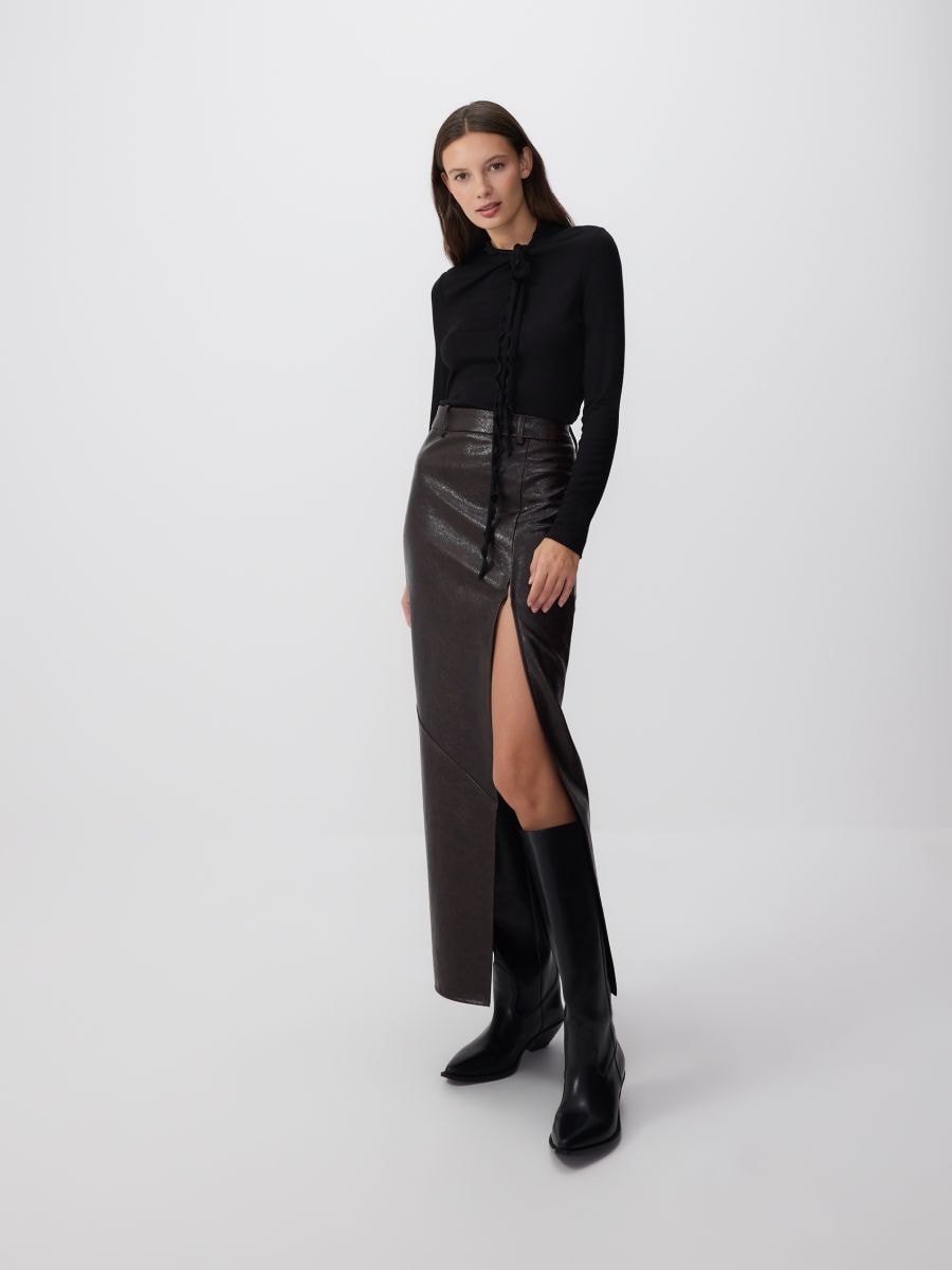 LADIES` BLOUSE - black - RESERVED - 3