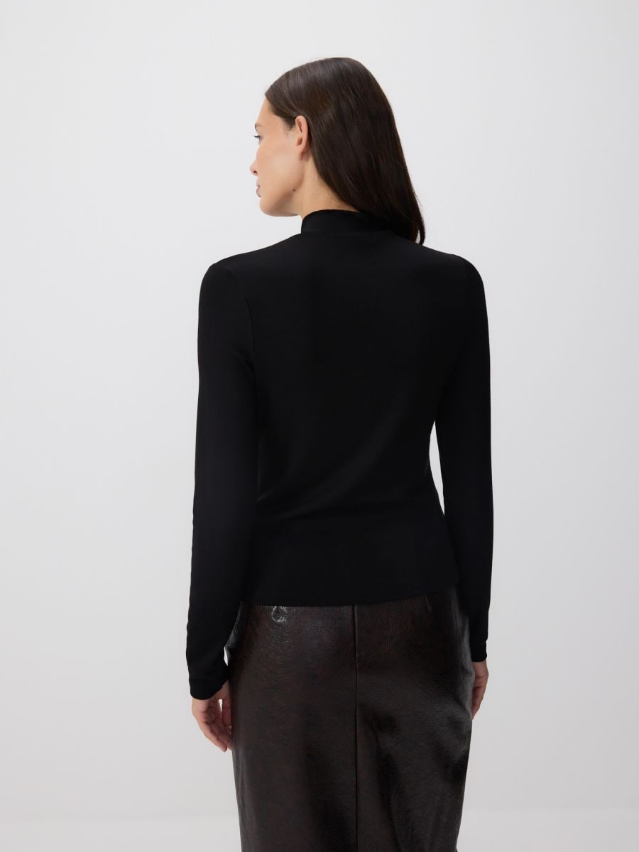 LADIES` BLOUSE - black - RESERVED - 4