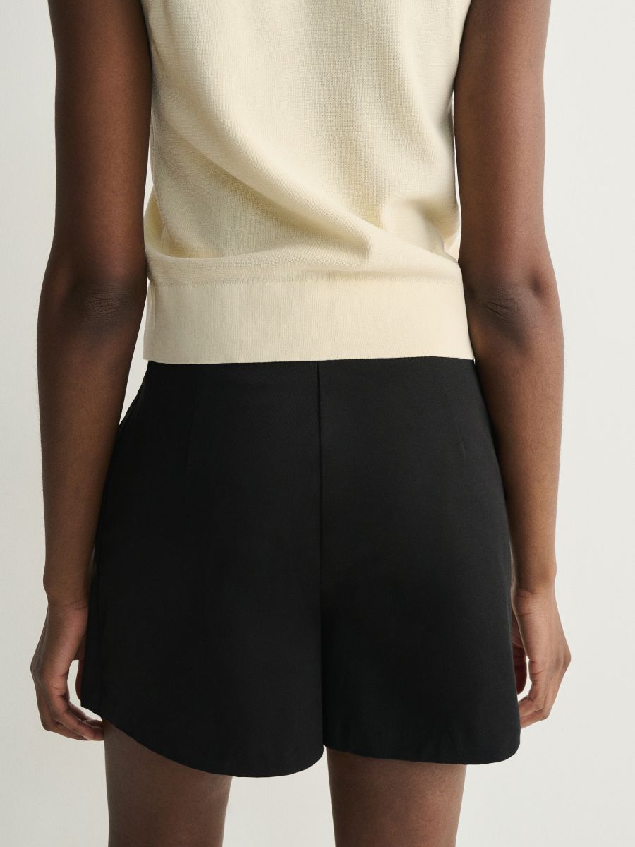 Skort with belt - black - RESERVED - 4