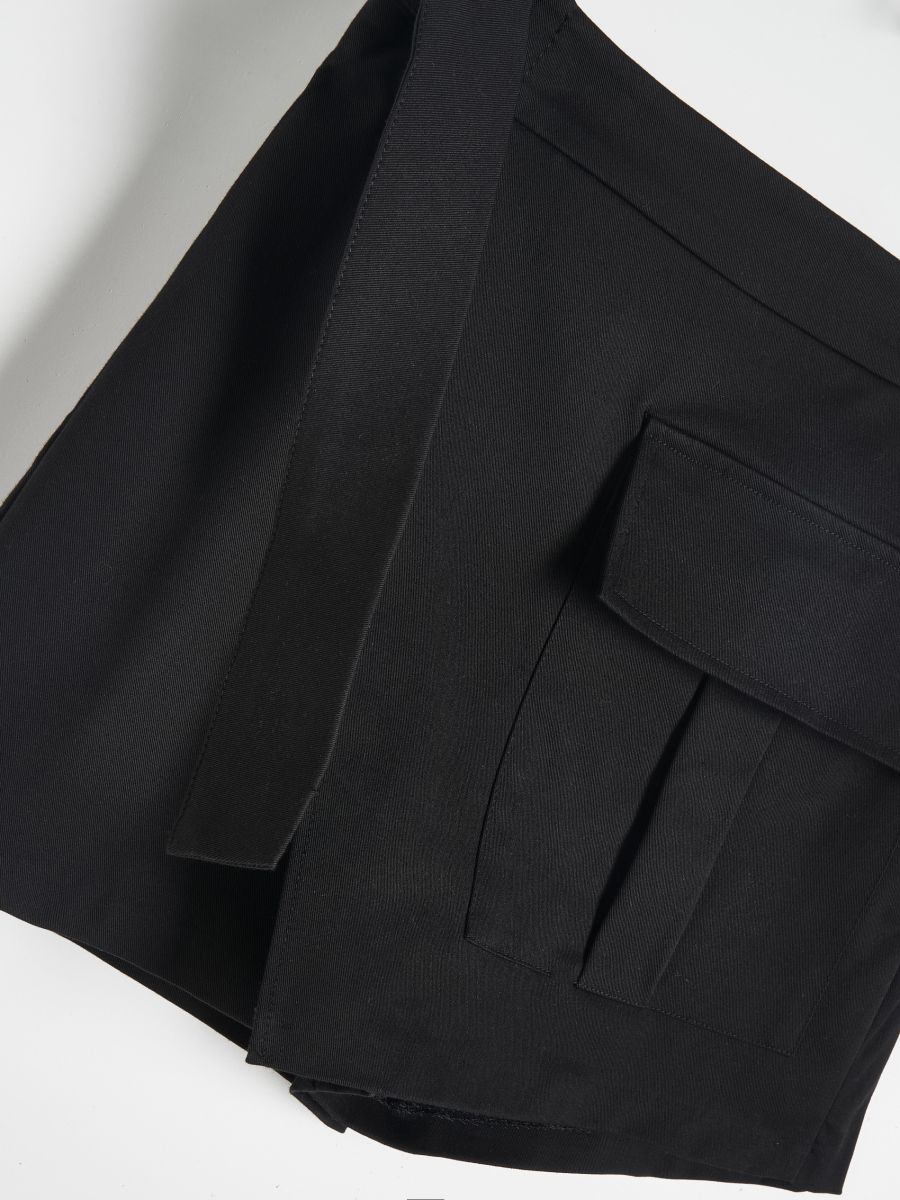 Skort with belt - black - RESERVED - 6