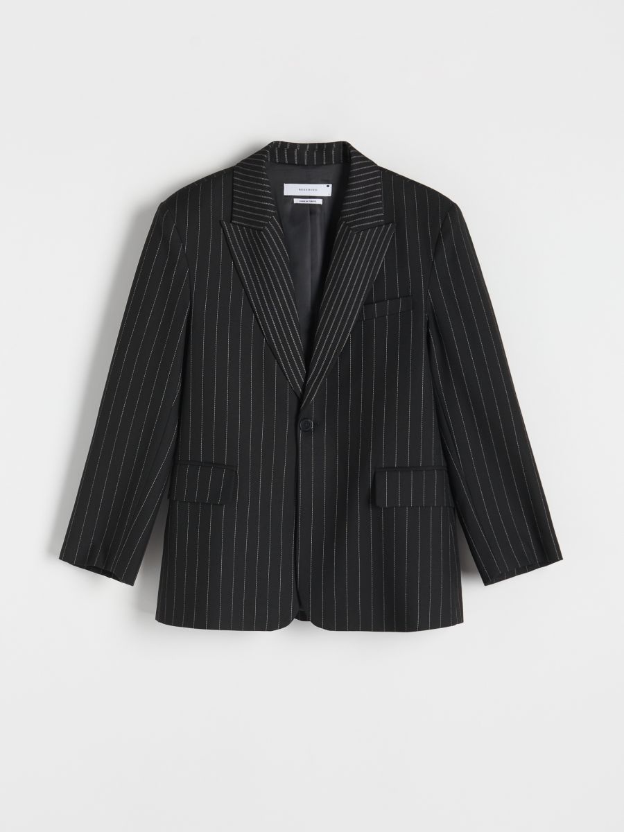 Stripe blazer - black - RESERVED - 2