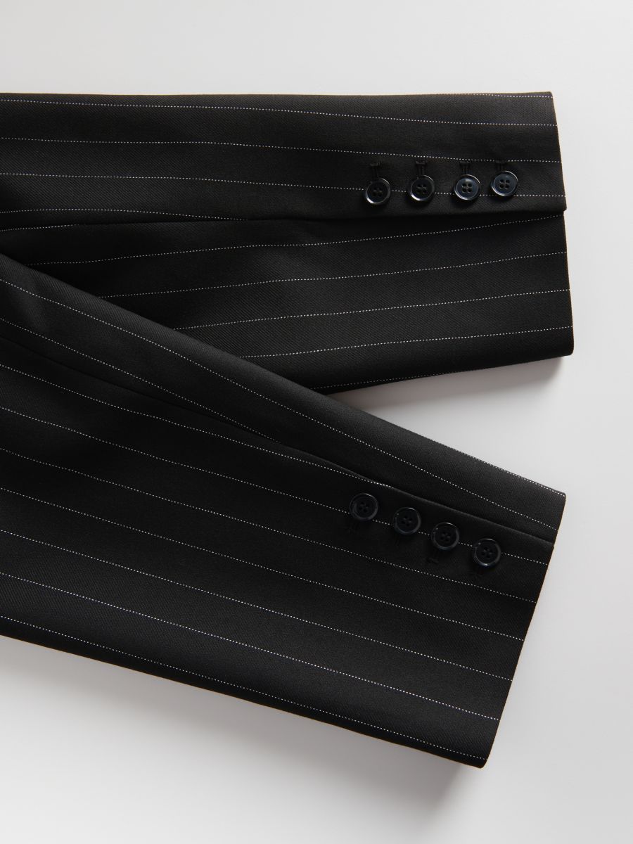 Stripe blazer - black - RESERVED - 3