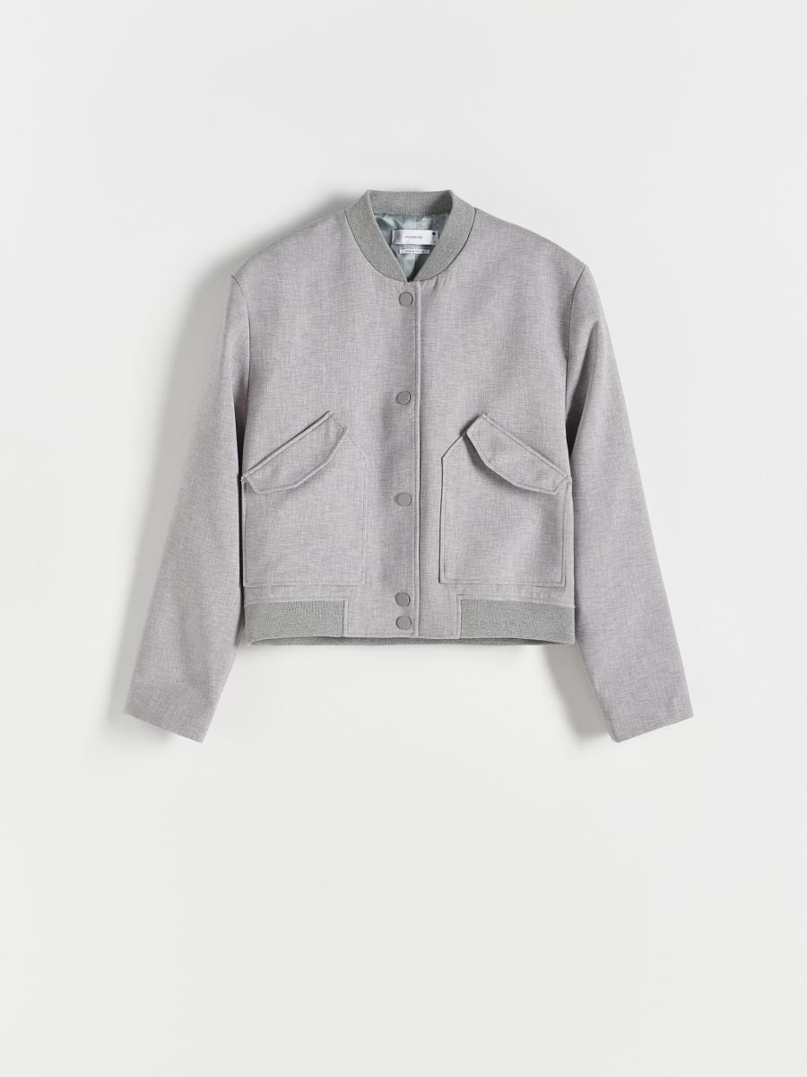 Bomber jacket - mid grey - RESERVED - 5