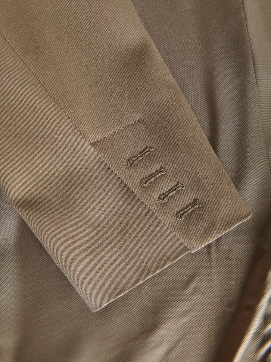 Blazer aus Viskosemischung - helles Olivgrün - RESERVED - 6