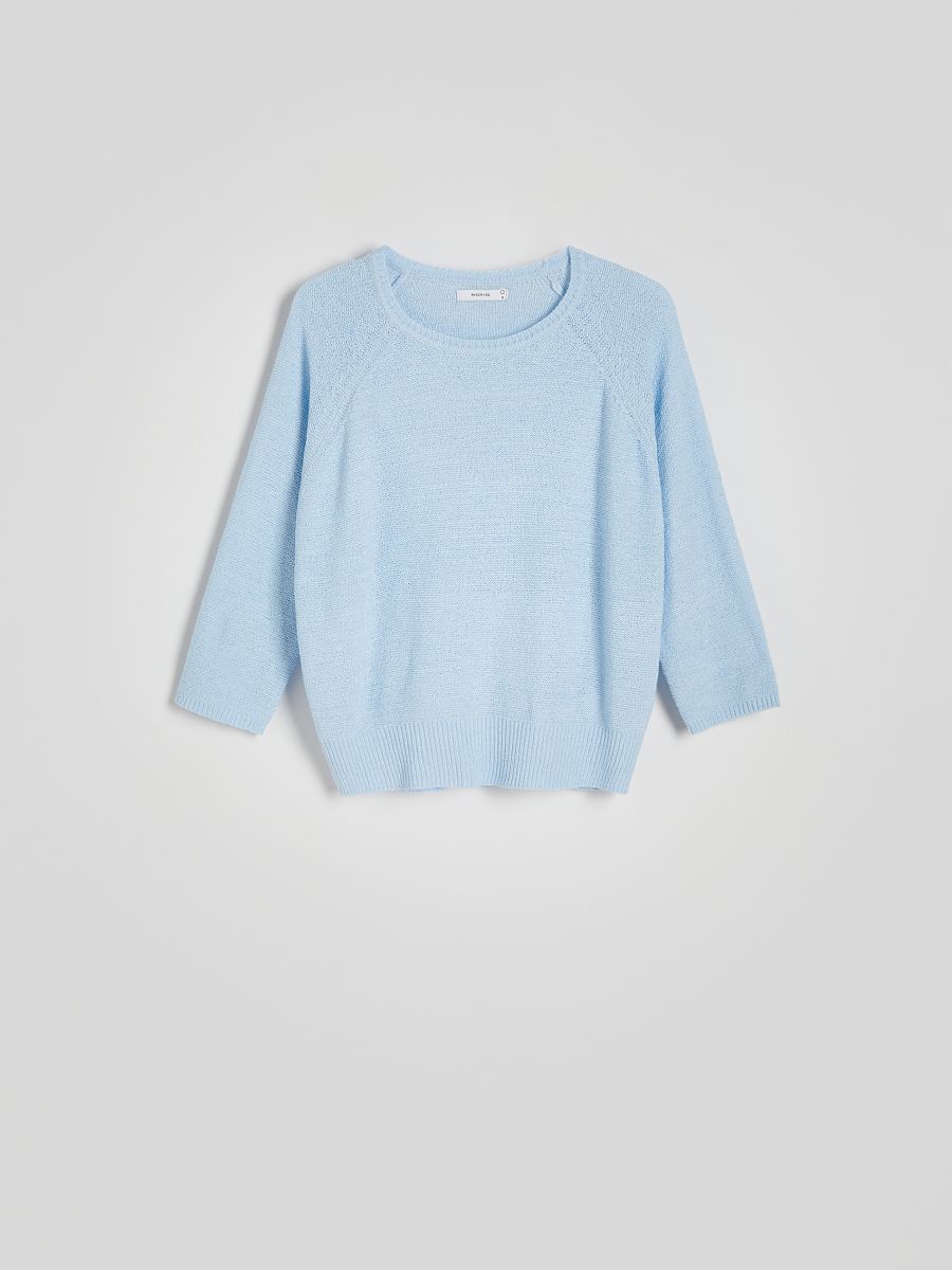 Plain jumper - pale blue - RESERVED - 5