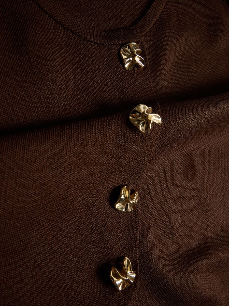 LADIES` VEST - dark brown - RESERVED - 10
