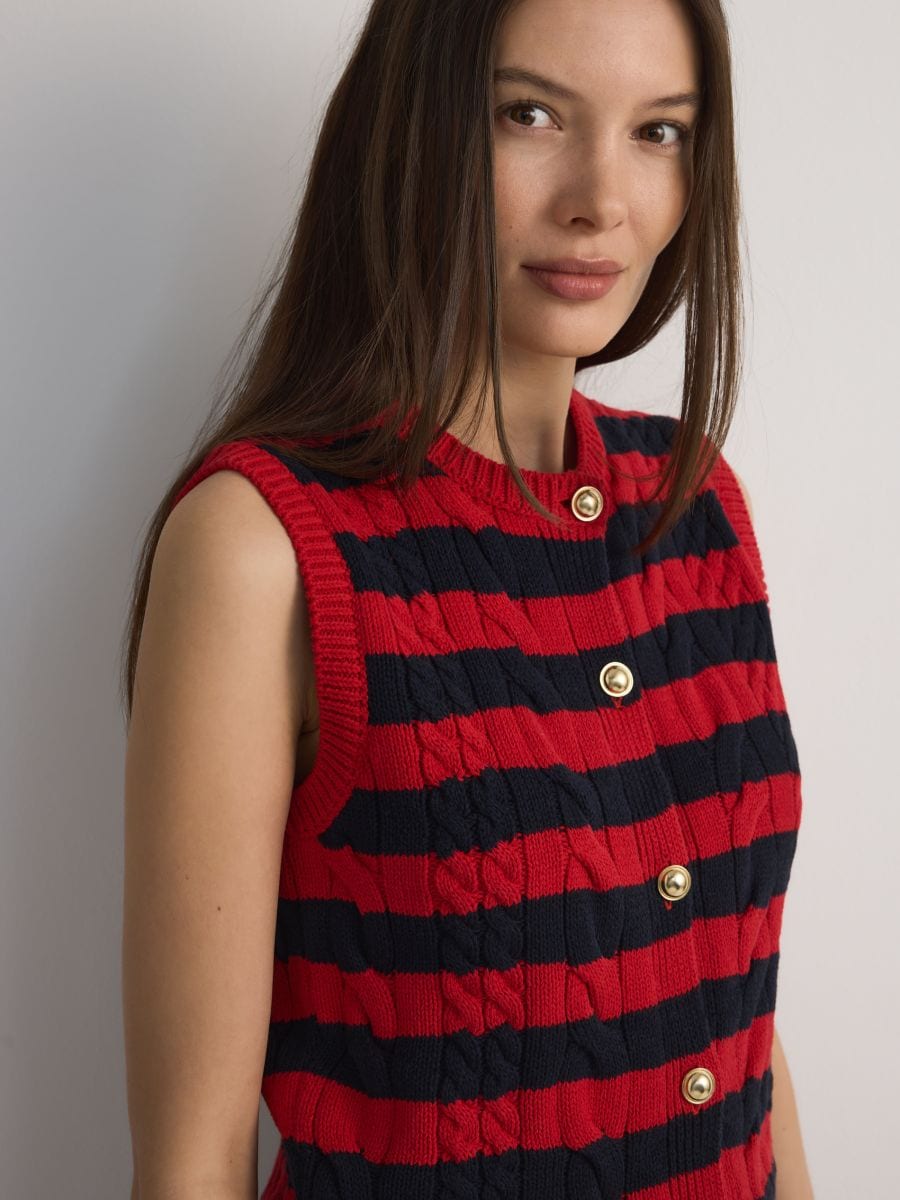 LADIES` VEST - mitmevärviline - RESERVED - 2