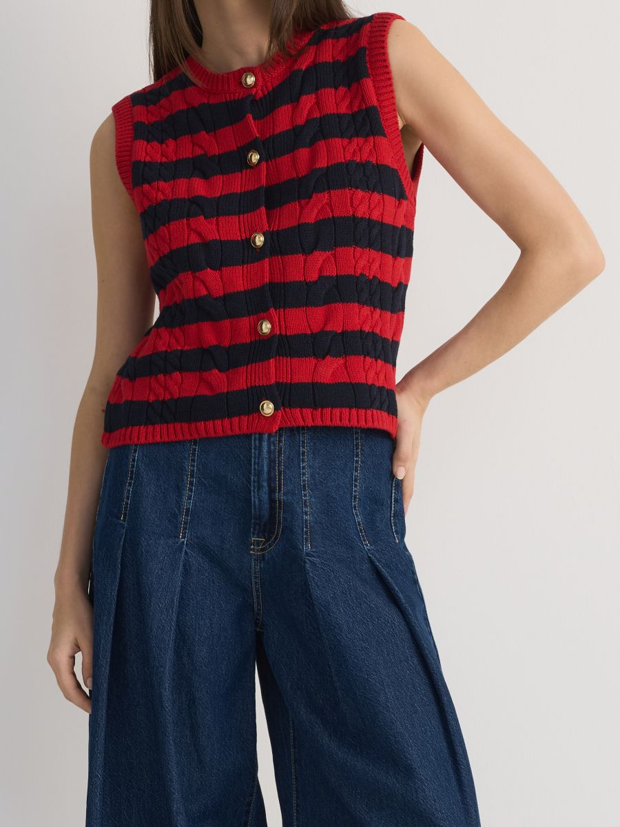 LADIES` VEST - multicolor - RESERVED - 3