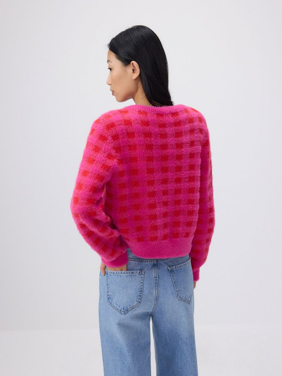 LADIES` SWEATER - multicolor - RESERVED - 4