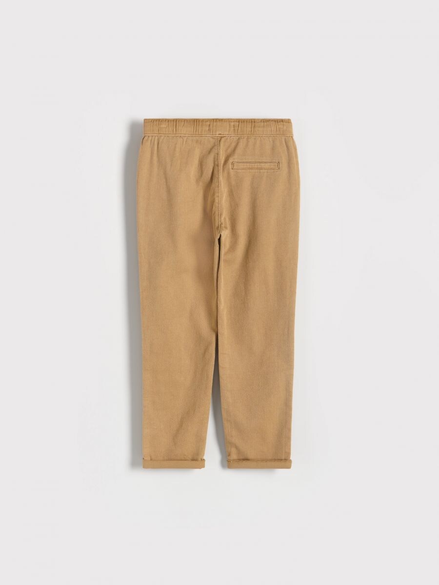 Pantalone ispranog izgleda - bež - RESERVED - 3