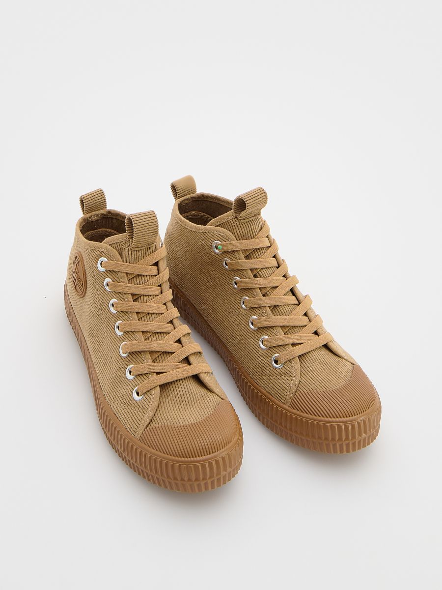 Corduroy trainers - beige - RESERVED - 2
