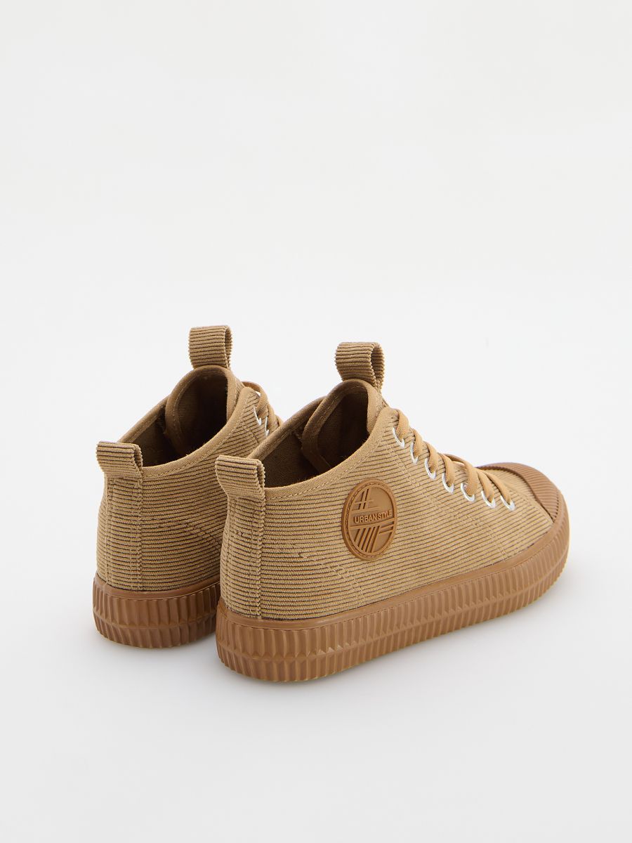 Corduroy trainers - beige - RESERVED - 3