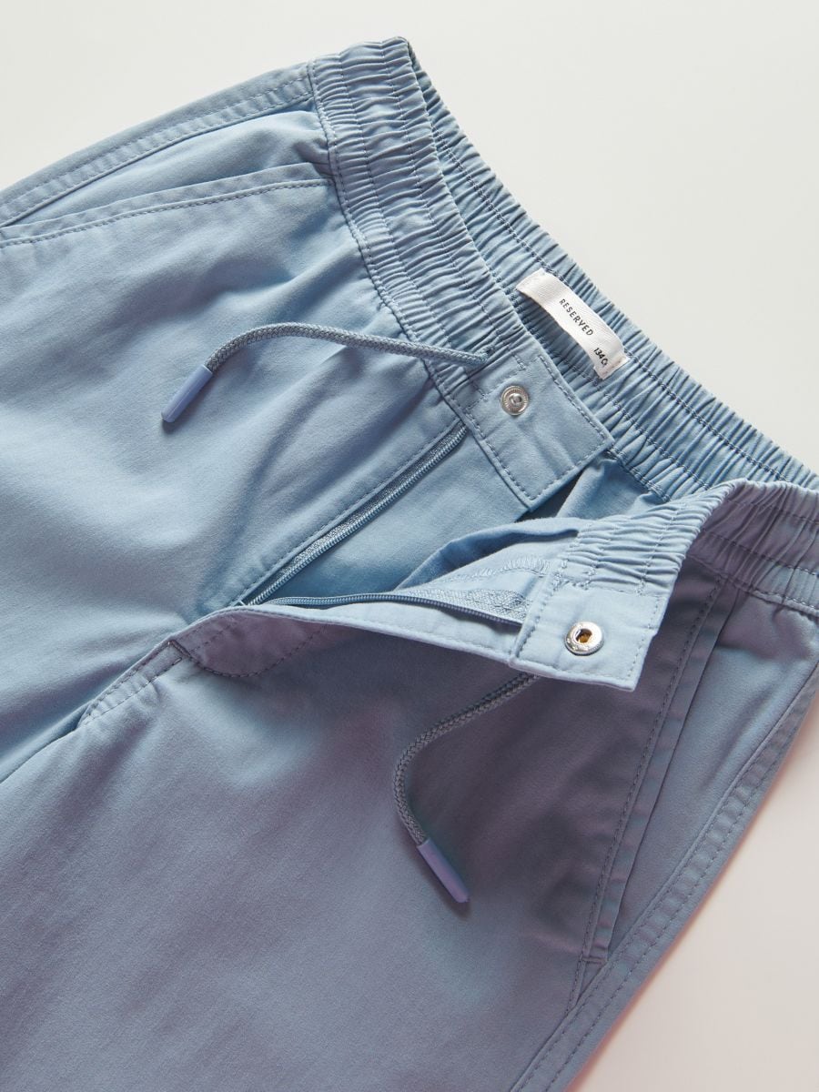 Plain chino trousers - light blue - RESERVED - 3