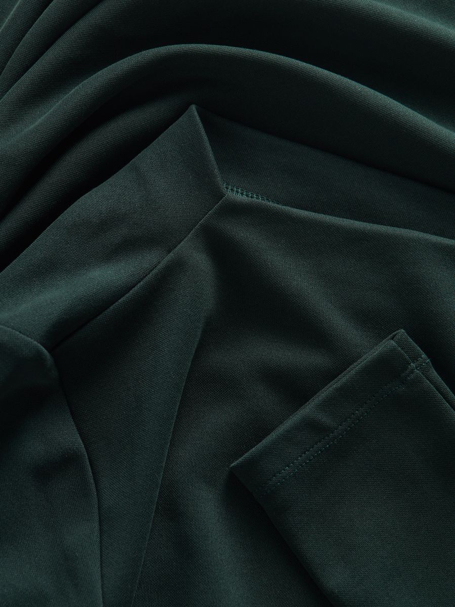 Plain modal rich blouse - teal green - RESERVED - 6
