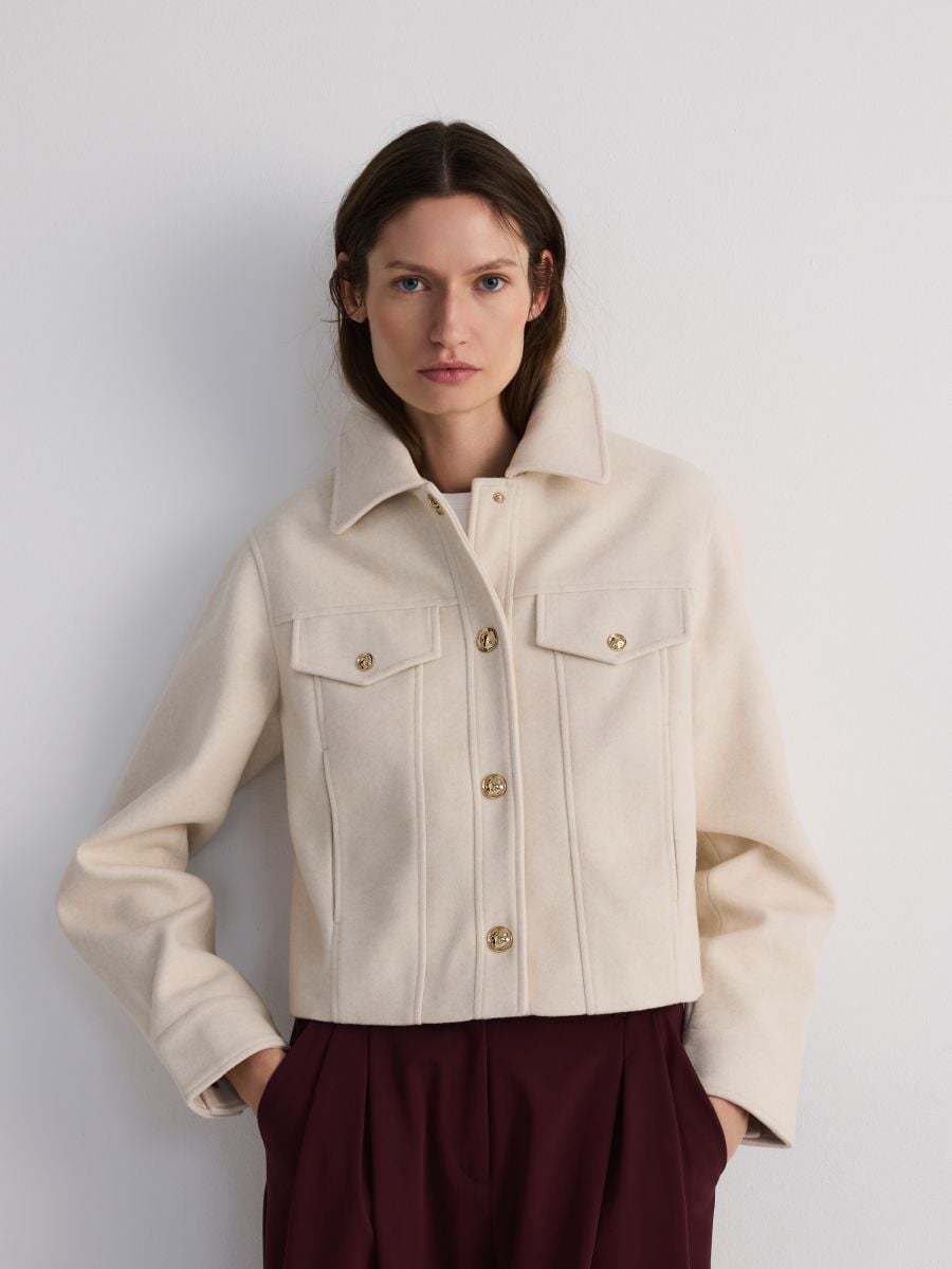 LADIES` OUTER JACKET - nude - RESERVED - 5