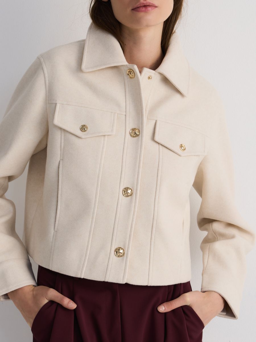 LADIES` OUTER JACKET - nude - RESERVED - 3