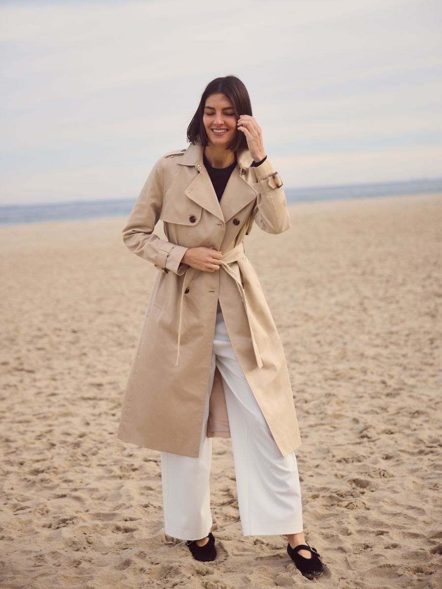 VIP【関税送料無料】希少 ADD BEIGE COTTON TRENCH COAT Release 04 cotton trench coat in beige - Wardrobe NYC