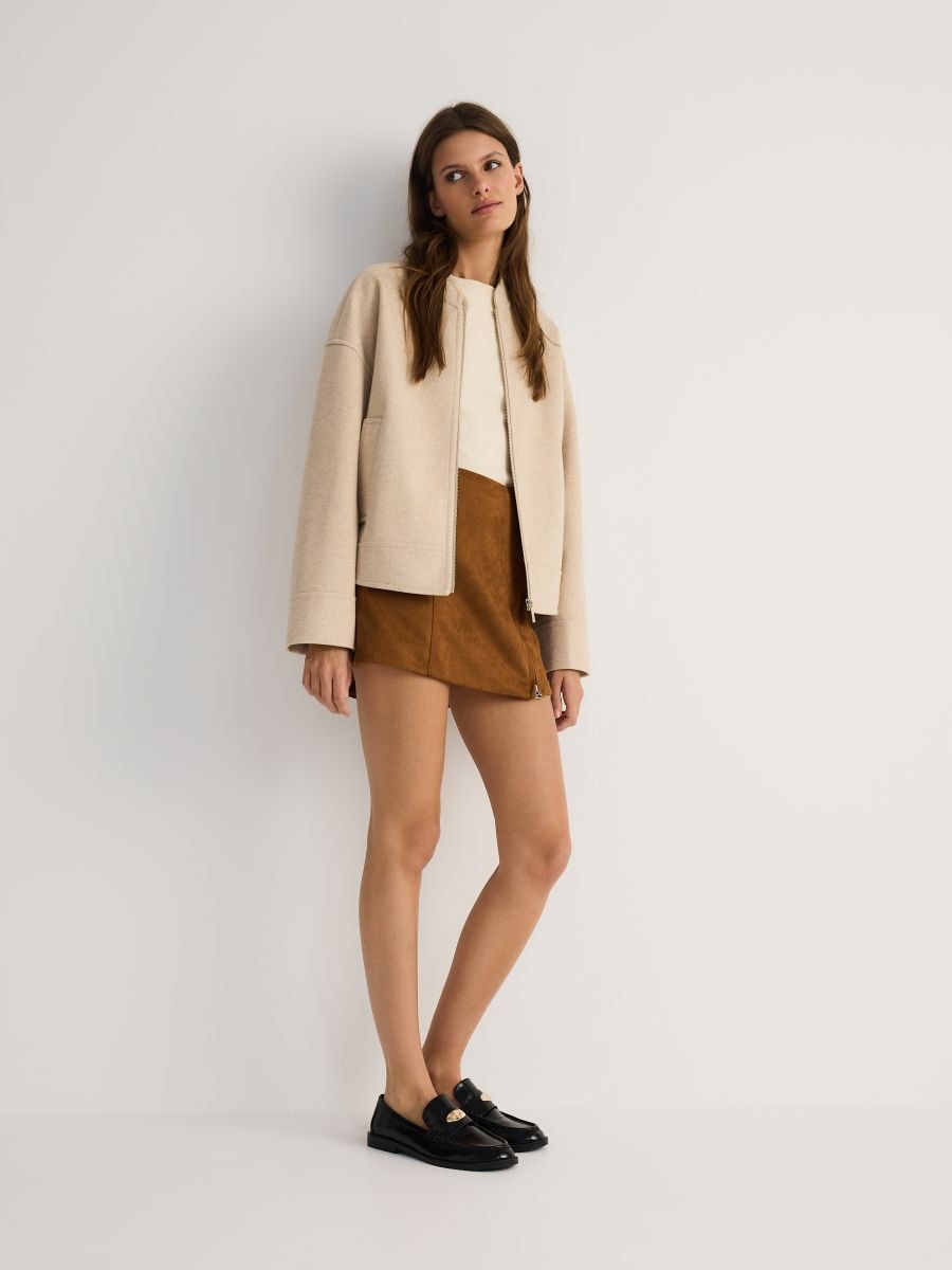LADIES` OUTER JACKET - nude - RESERVED - 3
