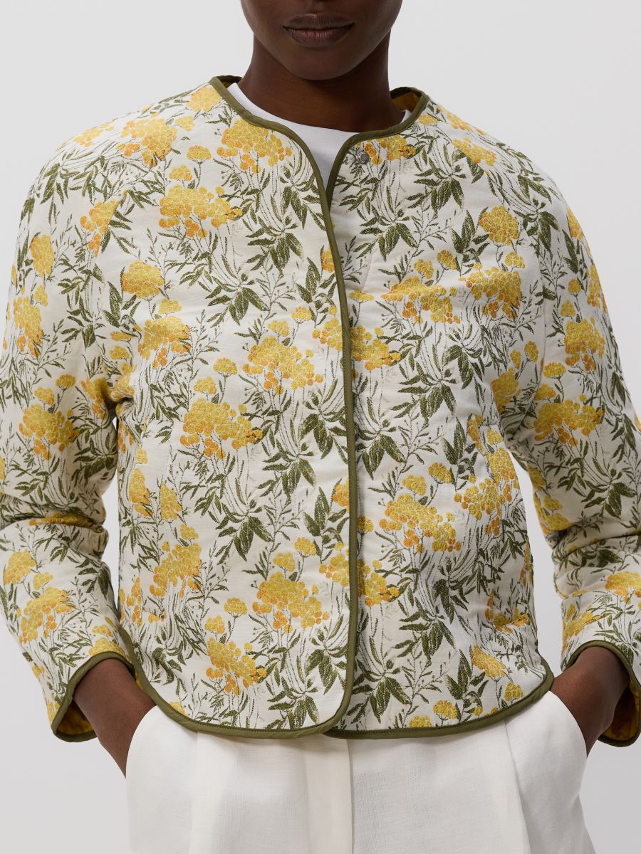 Jacquard jacket - multicolor - RESERVED - 2