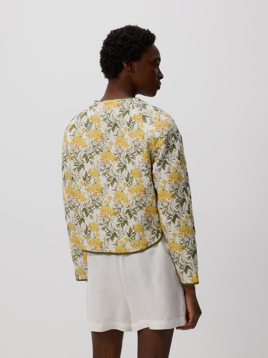 Jacquard jacket - multicolor - RESERVED - 3
