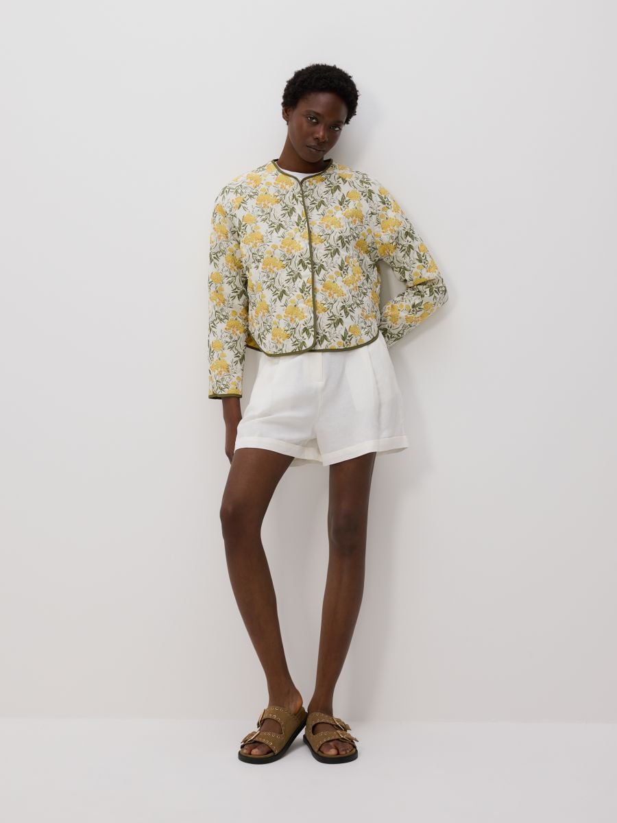 Jacquard jacket - multicolor - RESERVED - 4