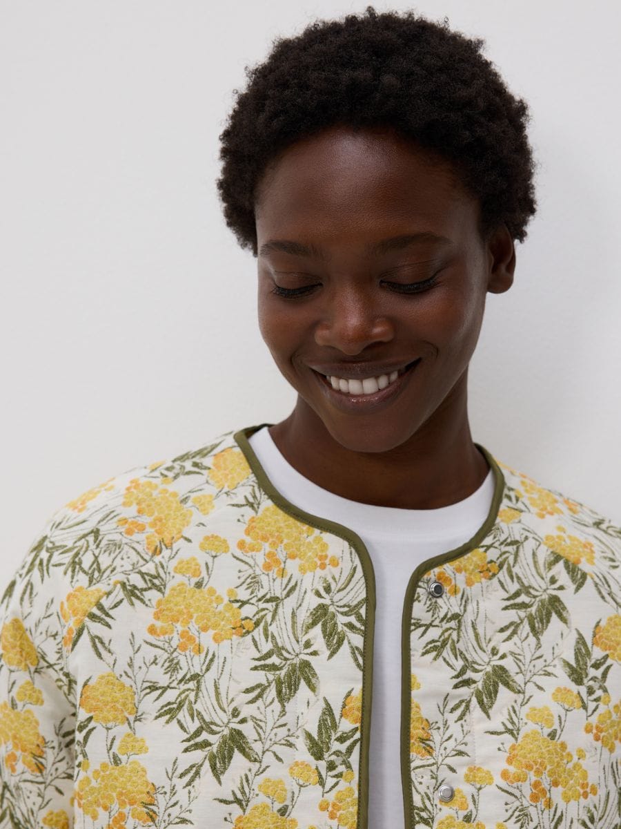 Jacquard jacket - multicolor - RESERVED - 6