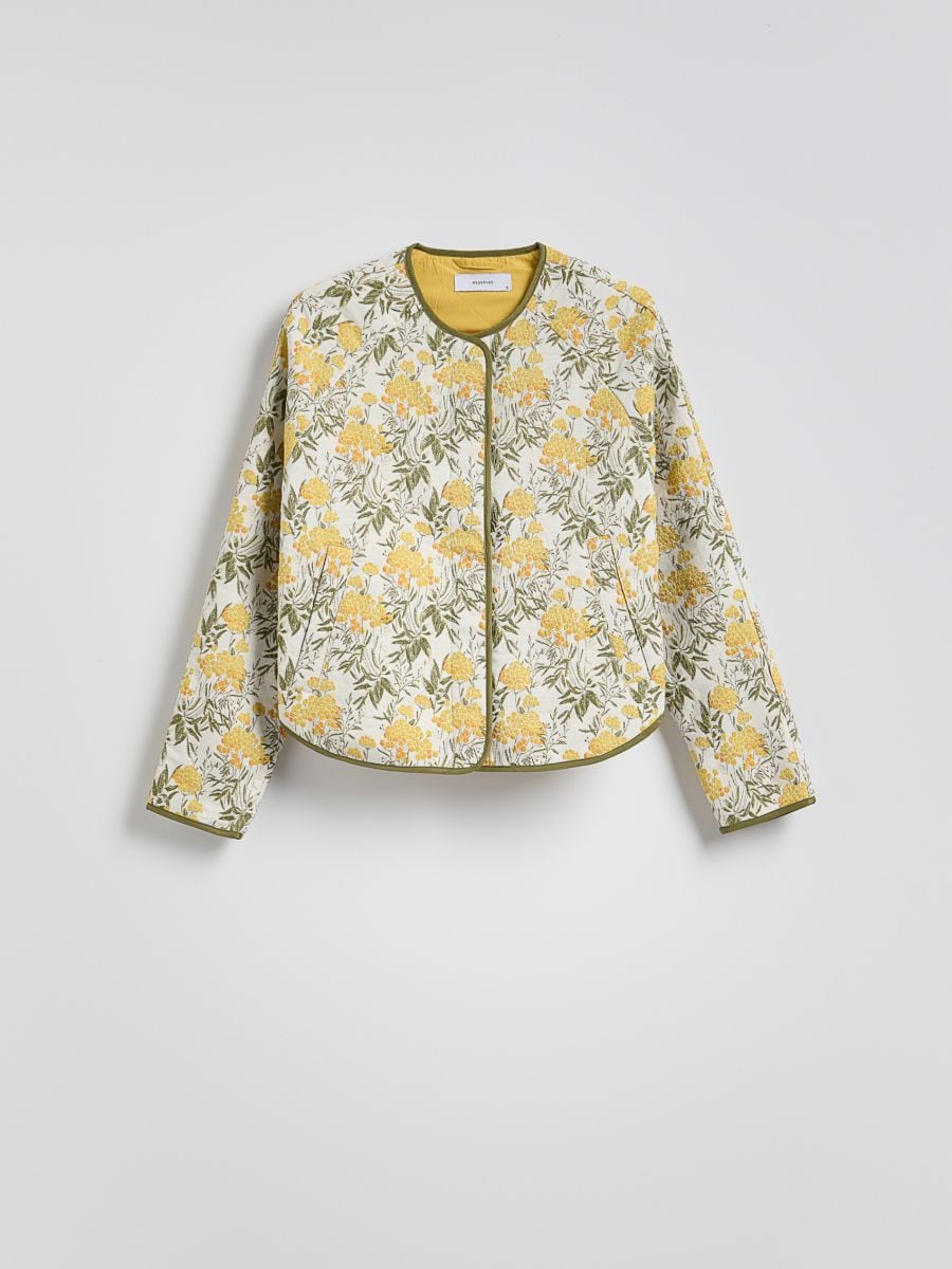Jacquard jacket - multicolor - RESERVED - 7