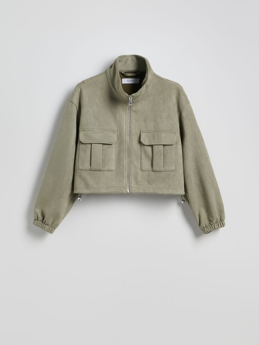 LADIES` OUTER JACKET - light green - RESERVED