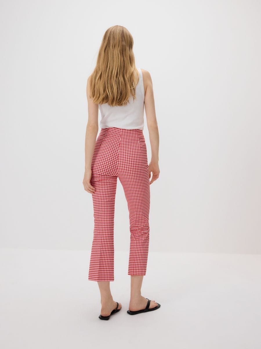Creased check trousers - red - RESERVED - 6