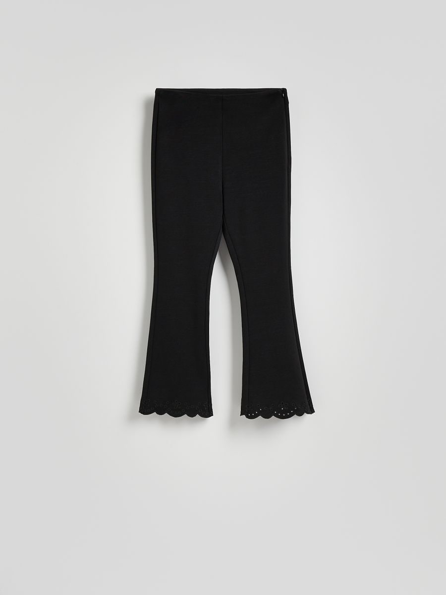 LADIES` TROUSERS - SVART - RESERVED