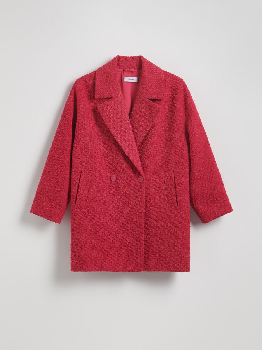 LADIES` COAT - hot pink - RESERVED