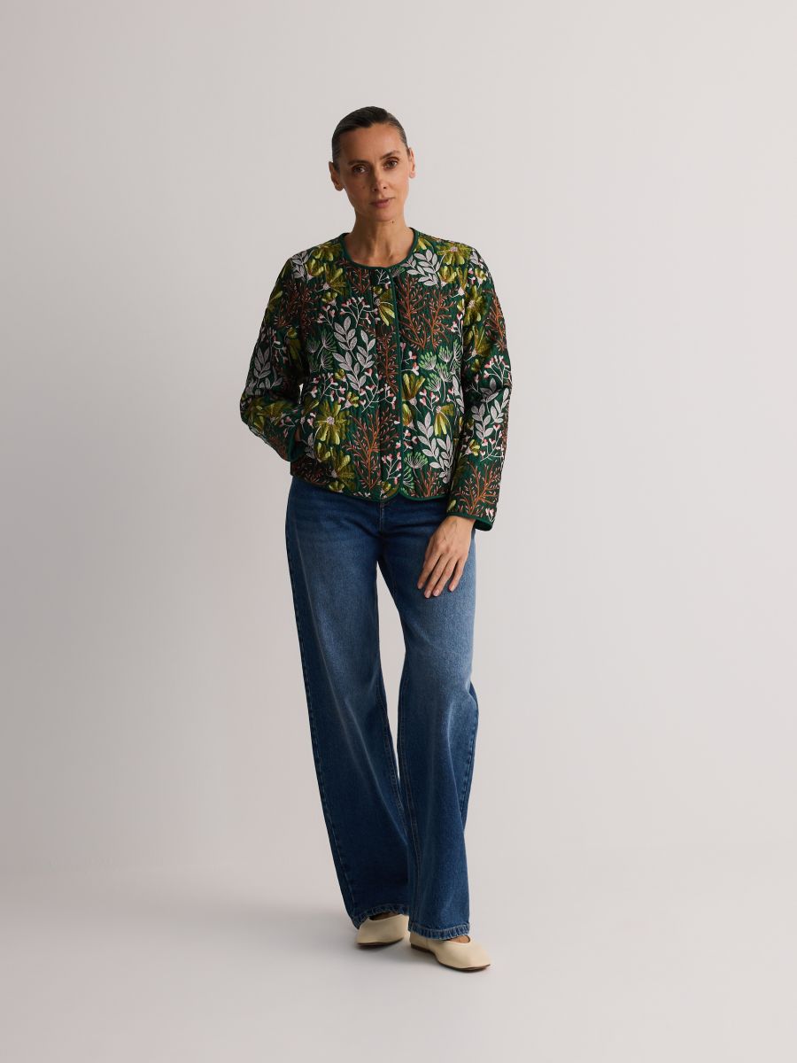LADIES` OUTER JACKET - multicolor - RESERVED - 5