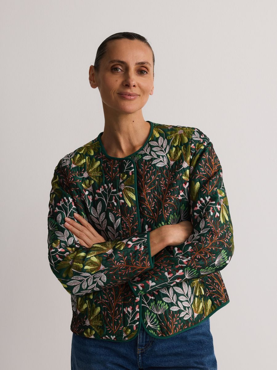 LADIES` OUTER JACKET - multicolor - RESERVED - 2