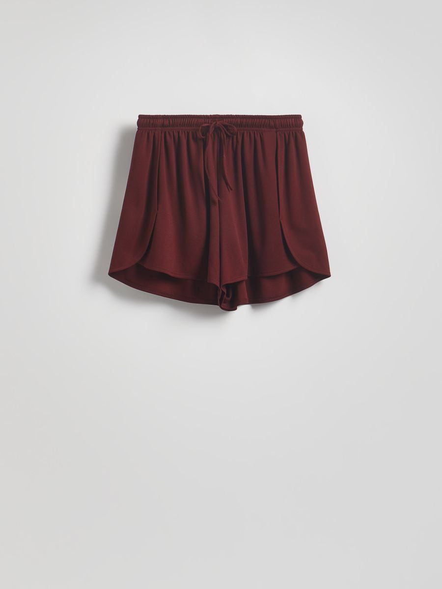 LADIES` SHORTS - hnědá - RESERVED