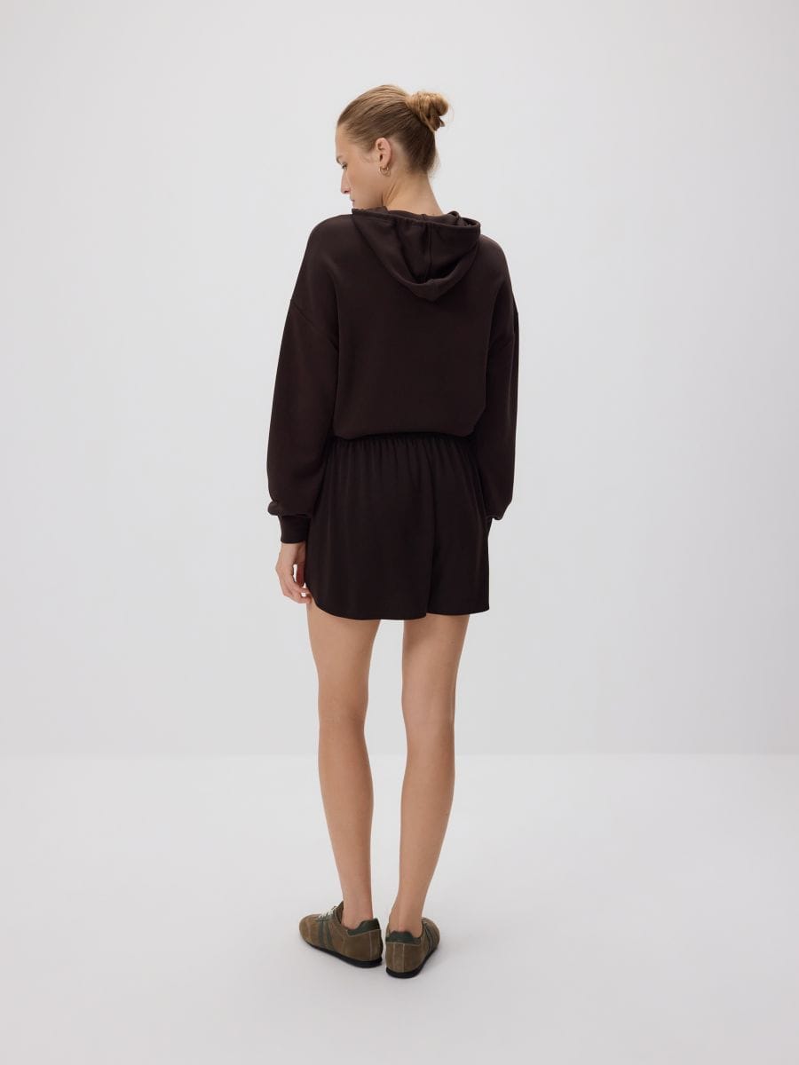 Smooth modal shorts - dark brown - RESERVED - 2