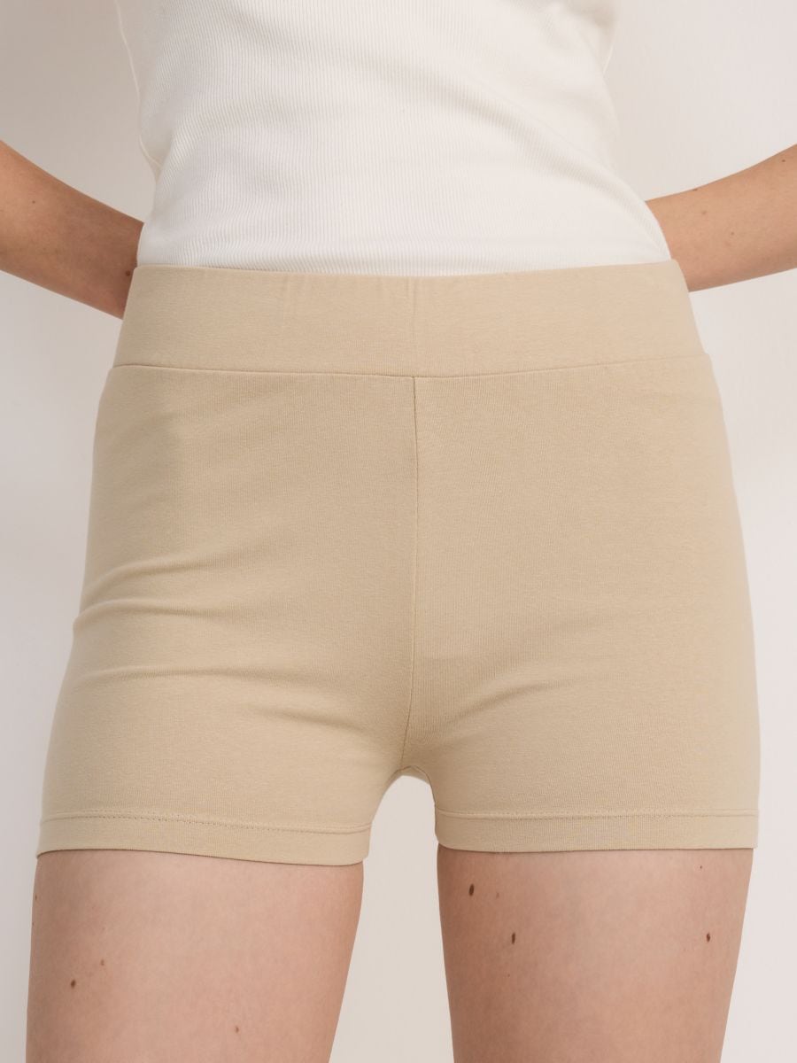 Short cycliste en coton majoritaire - nude - RESERVED - 2